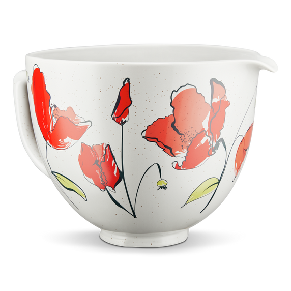 Kitchenaid® 5 Quart Poppy Ceramic Bowl KSM2CB5PPY