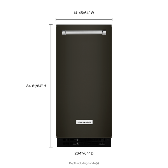 KitchenAid® 15'' Automatic Ice Maker with PrintShield™ Finish KUIX535HBS