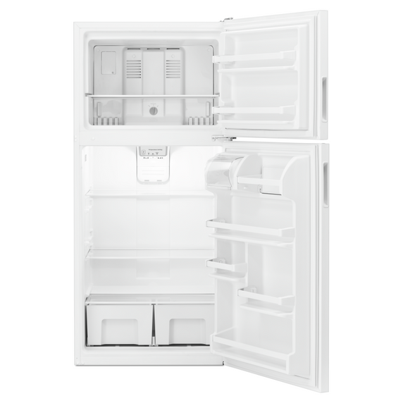 Amana® 30-inch Amana® Top-Freezer Refrigerator with Glass Shelves ART318FFDS