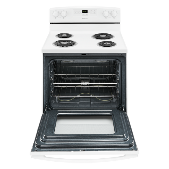 Amana® 30-inch Electric Range with Bake Assist Temps YACR4303MFW