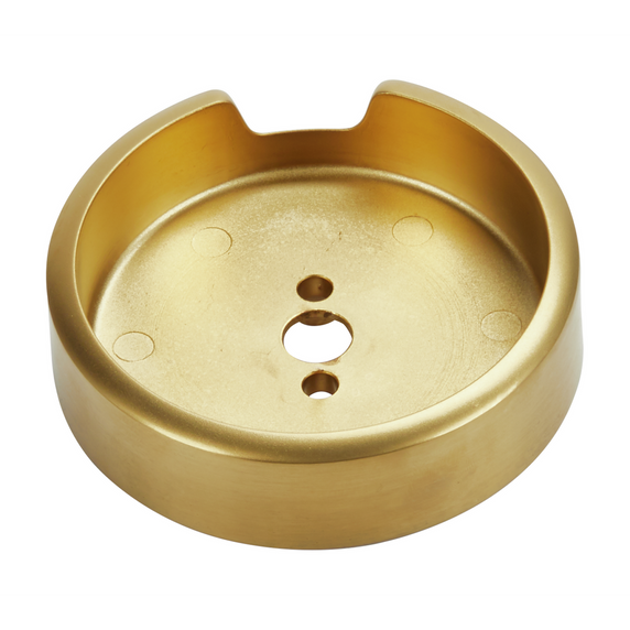 Range Brass Knob Bezel, Griddle W11317495