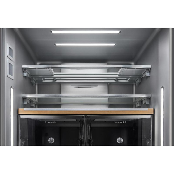 Kitchenaid® 36" Counter-Depth 19.4 Cu Ft 4-Door Refrigerator with Flexible Temperature Zone KRQC736RPS