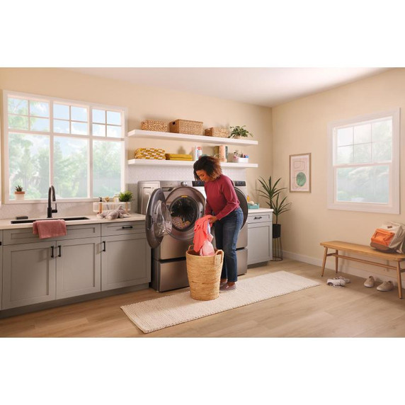 Whirlpool® 5.2 cu. ft. I.E.C. Smart Front Load ENERGY STAR® Certified Washer with FreshFlow™ Vent System WFW5720RR