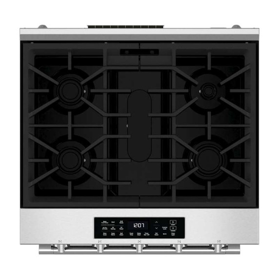 Maytag® 30-Inch Wide Slide-In Gas Range with Grill Mode and No Preheat Air Fry - 5.0 Cu. Ft. MSGS7030SZ