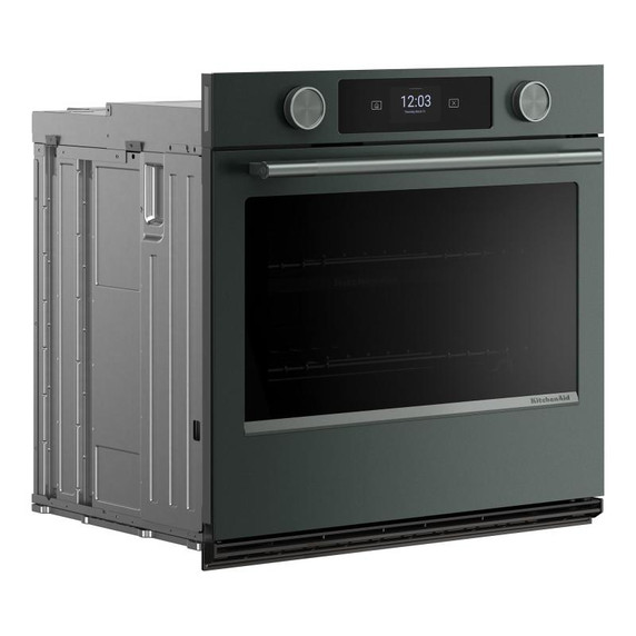 Kitchenaid® 30-inch Smart Electric Single Wall Oven with Assisted Cooking Modes - Juniper KOES730SJP