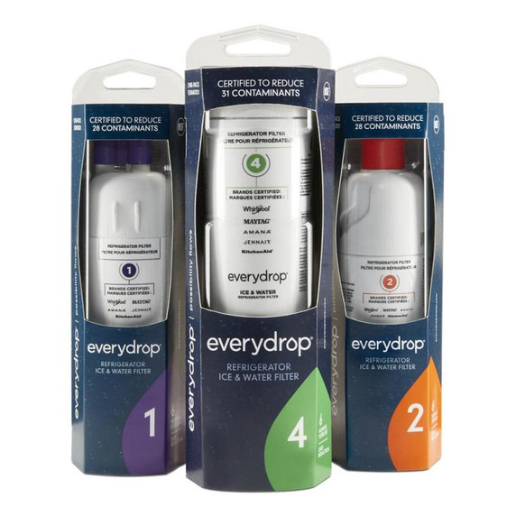 everydrop® Refrigerator Water Filter 4 - EDR4RXD1 (Pack of 1) EDR4RXD1 everydrop® Refrigerator Water Filter 4 - EDR4RXD1 (Pack of 1) EDR4RXD1