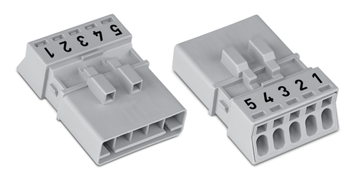 Wago (50 PK) 890-255/062-000 | Plug, 5-pole, Cod. B