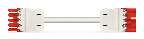 Wago 771-9975/007-502 | pre-assembled interconnecting cable, Eca, Socket/plug, 5-pole, Cod. P, H05VV-F 5G 2.5 mm2, 5 m