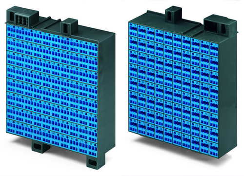 Wago 726-741 | Matrix patchboard, Marking 1-80, Color of modules: blue, Numbering of modules on sides 1 and 2 arranged vertically and horizontally, suitable for Ex i applications, 80-pole