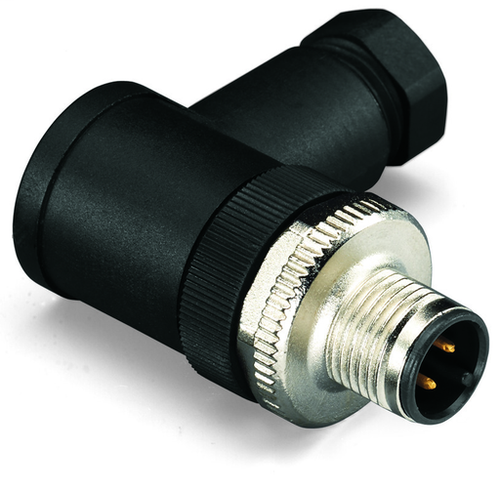 Wago (5 PK) 756-9205/050-000 | Connectors for sensor/actuator cable, M12 plug, angled, 5-pole