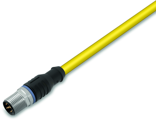 Wago 756-1503/060-200 | System bus/trailing cable, straight, 20 m, fitted on one end, B-coded, M12 plug, straight, one free cable end