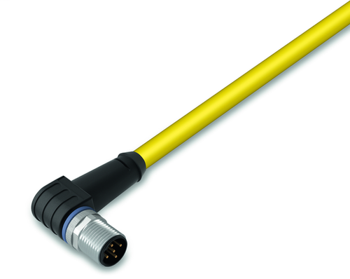 Wago 756-1304/060-200 | System bus cable, angled, 20 m, fitted on one end, B-coded, M12 plug, angled, one free cable end