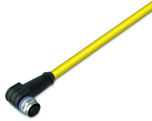 Wago 756-1302/060-100 | System bus cable, angled, 10 m, fitted on one end, B-coded, M12 socket, angled, one free cable end