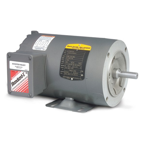 ABB Baldor CNM3457 | .33HP, 3450RPM, 3PH, 60HZ, 56C, 3410M, TENV, F1