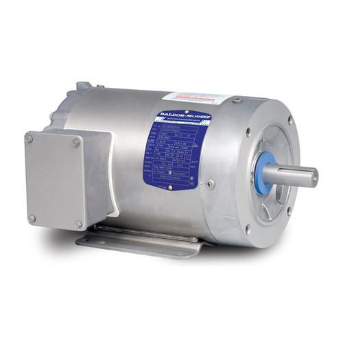 ABB Baldor IDCSWDM3546T | 1HP, 1740RPM, 3PH, 60HZ, 143TC, 3524M, TENV, F1