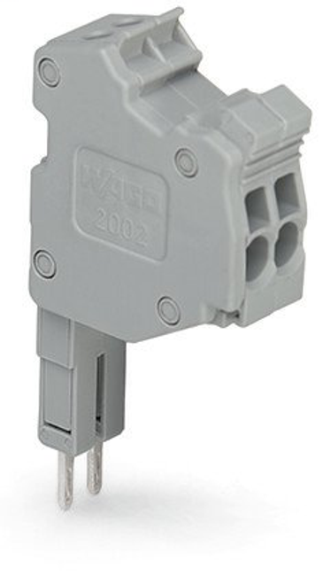 Wago 2000-554 | TOPJOBS connector strip, for 2000 series, for jumper contact slot, 4-pole, gray