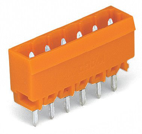 Wago  (200 PK) 231-334/001-000 | THT male header, 1.0 x 1.0 mm solder pin, straight, Pin spacing 5.08 mm,