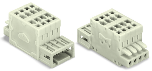 Wago  (50 PK) 734-364 | 2-conductor combi strip, 100% protected against mismating, 1.5 mm, Pin spacing 3.