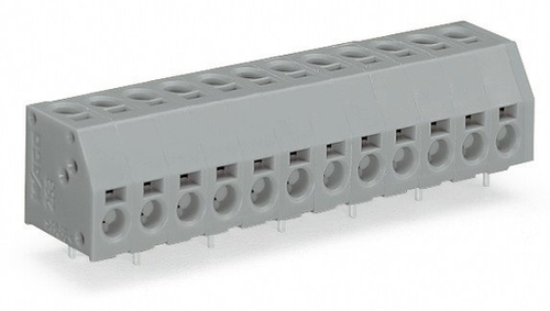 Wago  (100 PK) 253-102 | 2-conductor PCB terminal block, 1.5 mm, Pin spacing 5 mm, 2-pole, PUSH WIRE