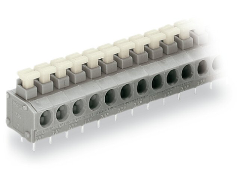 Wago  (25 PK) 235-408/331-000 | PCB terminal block, Push-button, 1.5 mm, Pin spacing 5/5.08 mm, 8-pole, P