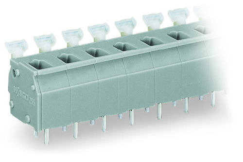 Wago  (25 PK) 255-506 | PCB terminal block, Push-button, 2.5 mm, Pin spacing 7.5/7.62 mm, 6-pole, CAGE CL