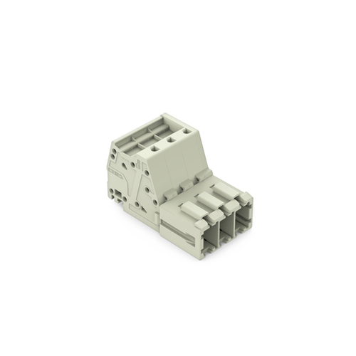 Wago  (24 PK) 831-3203 | 1-conductor male connector, 100% protected against mismating, 10 mm, Pin spacing