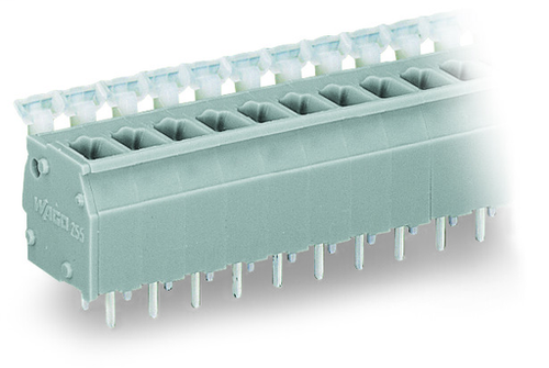 Wago  (30 PK) 255-407 | PCB terminal block, Push-button, 2.5 mm, Pin spacing 5/5.08 mm, 7-pole, CAGE CLAM