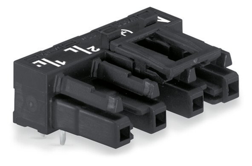 Wago  (50 PK) 770-804/011-000 | Socket for PCBs, angled, 4-pole, Cod. A