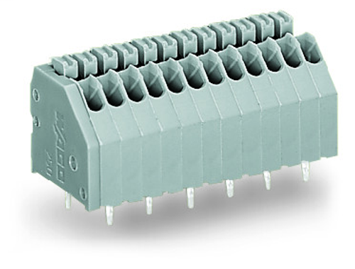 Wago  (30 PK) 250-1414 | PCB terminal block, Push-button, 0.5 mm, Pin spacing 2.54 mm, 14-pole, Push-in C
