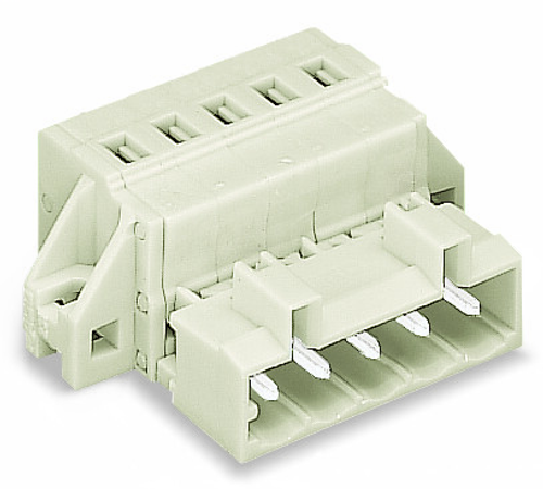 Wago  (10 PK) 721-620/019-000 | 1-conductor male connector, 100% protected against mismating, clamping co
