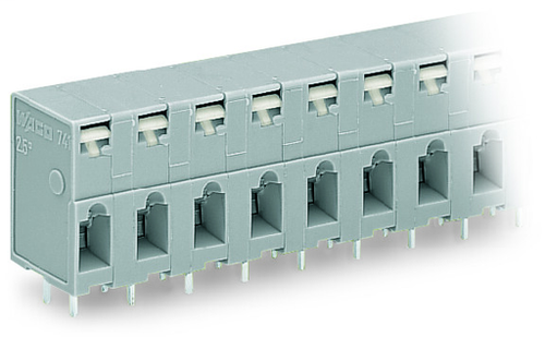 Wago  (55 PK) 741-303 | PCB terminal block, push-button, 2.5 mm, Pin spacing 7.5 mm, 3-pole, CAGE CLAMP