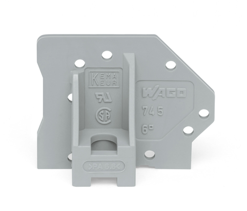 Wago  (50 PK) 745-340 | End plate, with flange