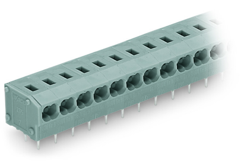 Wago  (70 PK) 235-453 | 2-conductor PCB terminal block, 0.75 mm, Pin spacing 5/5.08 mm, 3-pole, PUSH WIRE