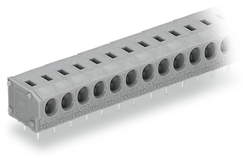 Wago  (45 PK) 235-405 | PCB terminal block, 2.5 mm, Pin spacing 5/5.08 mm, 5-pole, PUSH WIRE