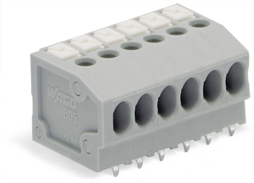 Wago  (45 PK) 805-157 | PCB terminal block, Push-button, 1.5 mm, Pin spacing 3.5 mm, 7-pole, Push-in CAGE