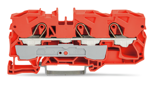 Wago 2016-1302 | TOPJOBS feedthrough terminal block, rail mount, 3-conductor, 12 mm wide, orange