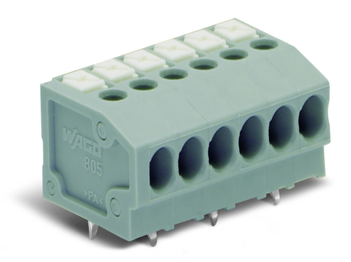 Wago  (25 PK) 805-112 | PCB terminal block, push-button, 1.5 mm, Pin spacing 3.5 mm, 12-pole, Push-in CAG