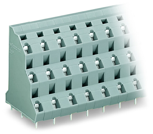 Wago 737-212 | Triple-deck PCB terminal block, 2.5 mm, Pin spacing