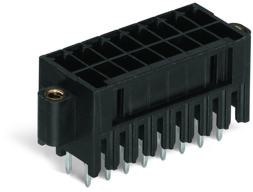 Wago  (20 PK) 713-1414/117-000 | THR male header, 2-row, 0.8 x 0.8 mm solder pin, straight, 100% protecte