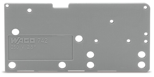 Wago  (100 PK) 742-152 | End plate, snap-fit type, 1.5 mm thick
