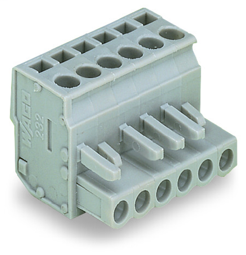Wago  (25 PK) 232-217/026-000 | 1-conductor female plug, angled, 2.5 mm2, Pin spacing 5 mm, 17-pole