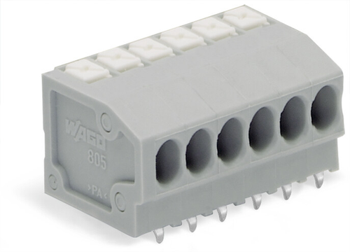 Wago  (15 PK) 805-369 | PCB terminal block, Push-button, 1.5 mm, Pin spacing 3.5 mm, 19-pole, Push-in CAG