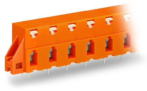 Wago  (20 PK) 741-625 | PCB terminal block, Push-button, 2.5 mm, Pin spacing 10.16 mm, 5-pole, CAGE CLAMP