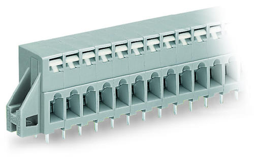 Wago  (15 PK) 741-142 | PCB terminal block, Push-button, 2.5 mm, Pin spacing 5 mm, 12-pole, CAGE CLAMP, c