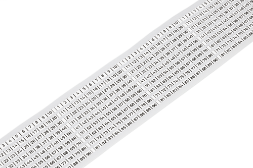 Wago 210-832 | Marking strips, on reel, 3 mm wide, plain, Self-adhesive