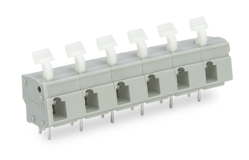 Wago  (15 PK) 257-657 | PCB terminal block, Push-button, 2.5 mm, Pin spacing 10/10.16 mm, 7-pole, CAGE CL