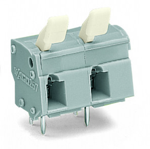 Wago  (10 PK) 257-610/333-000 | PCB terminal block, finger-operated levers, 2.5 mm, Pin spacing 10/10.16