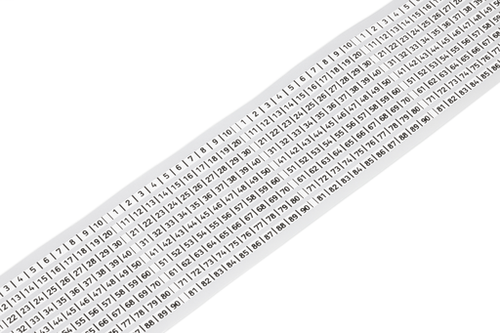 Wago 210-831 | Marking strips, on reel, 2.3 mm wide, plain, Self-adhesive