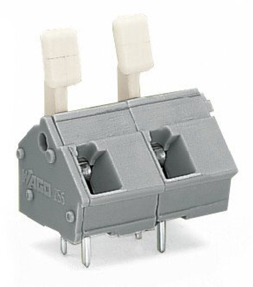 Wago  (20 PK) 256-605/333-000 | PCB terminal block, finger-operated levers, 2.5 mm, Pin spacing 10/10.16