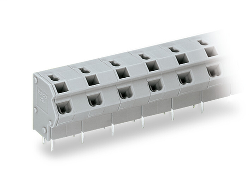 Wago  (5 PK) 254-374 | 2-conductor PCB terminal block, 0.75 mm, Pin spacing 10/10.16 mm, 24-pole, PUSH WI